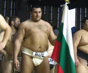 Bulgaria's Petar Stoyanov wins gold medal at USA Sumo Open 2008