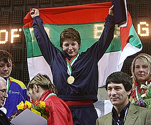 Bulgaria's Zlateva becomes World Wrestling champion for third time