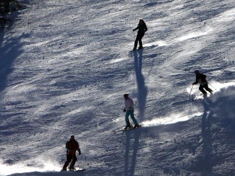 Four ski tracks available in the resort Pamporovo