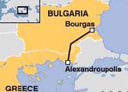 Oil from Kazakhstan to flow in Bourgas-Alexandroupolis