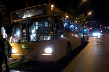 Nighttime transport in Sofia - until October 1st